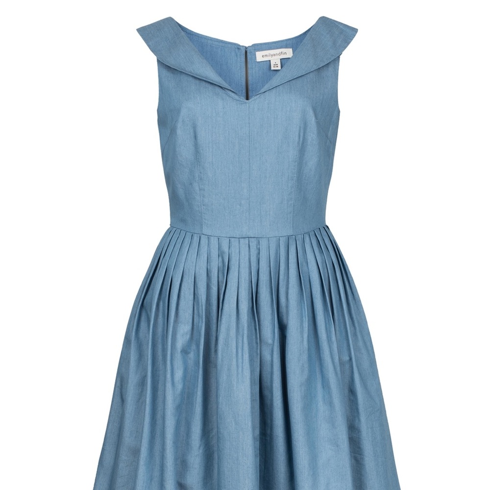 ModCloth Emily & Fin Lulu Tencel Dress Size L